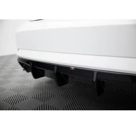 Diffuseur Arrière Complet Audi A3 Sedan 8V Facelift (Version avec embouts d'échappement simples des deux côtés)