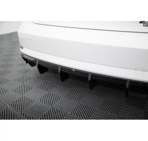 Diffuseur Arrière Complet Audi A3 Sedan 8V Facelift (Version avec embouts d'échappement simples des deux côtés)