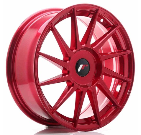 JR Wheels JR22 17x7 ET35-40 BLANK Platinum Red