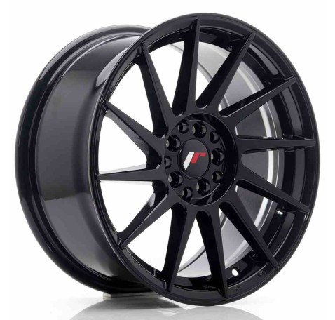 JR Wheels JR22 17x8 ET35 5x100/114 Glossy Black