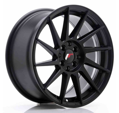 JR Wheels JR22 17x8 ET35 5x100/114 Matt Black