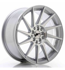 JR Wheels JR22 17x8 ET35 5x100/114 Silver Machined Face