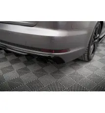 Diffuseur Arrière Complet V.1 Audi A4 S-line B9 (Version avec embouts d'échappement simples des deux côtés)