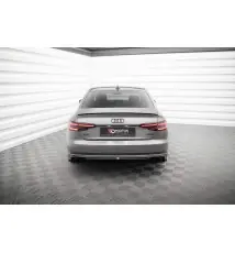 Diffuseur Arrière Complet V.1 Audi A4 S-line B9 (Version avec embouts d'échappement simples des deux côtés)