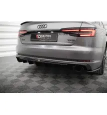 Diffuseur Arrière Complet V.1 Audi A4 S-line B9 (Version avec embouts d'échappement simples des deux côtés)