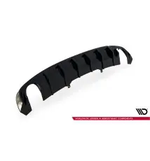 Diffuseur Arrière Complet V.1 Audi A4 S-line B9 (Version avec embouts d'échappement simples des deux côtés)