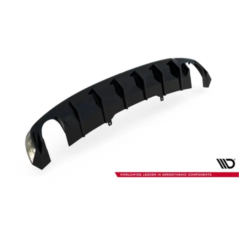 Diffuseur Arrière Complet V.1 Audi A4 S-line B9 (Version avec embouts d'échappement simples des deux côtés)
