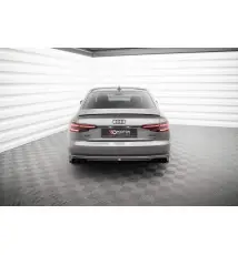 Diffuseur Arrière Complet V.1 Audi A4 S-line B9 (Version avec embouts d'échappement simples d'un côté)