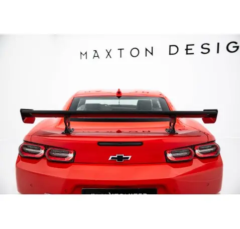 Carbon Spoiler With Internal Brackets Uprights Chevrolet Camaro SS Mk6 Facelift