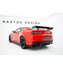 Carbon Spoiler With Internal Brackets Uprights Chevrolet Camaro SS Mk6 Facelift
