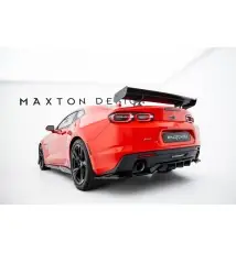 Carbon Spoiler With Internal Brackets Uprights Chevrolet Camaro SS Mk6 Facelift