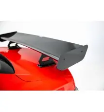 Carbon Spoiler With Internal Brackets Uprights + LED Chevrolet Camaro SS Mk6 Facelift