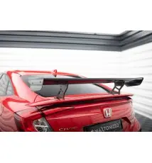 Carbon Spoiler With Internal Brackets Uprights Honda Civic SI Mk10
