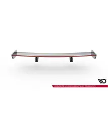 Carbon Spoiler With Internal Brackets Uprights + LED Honda Civic SI Mk10