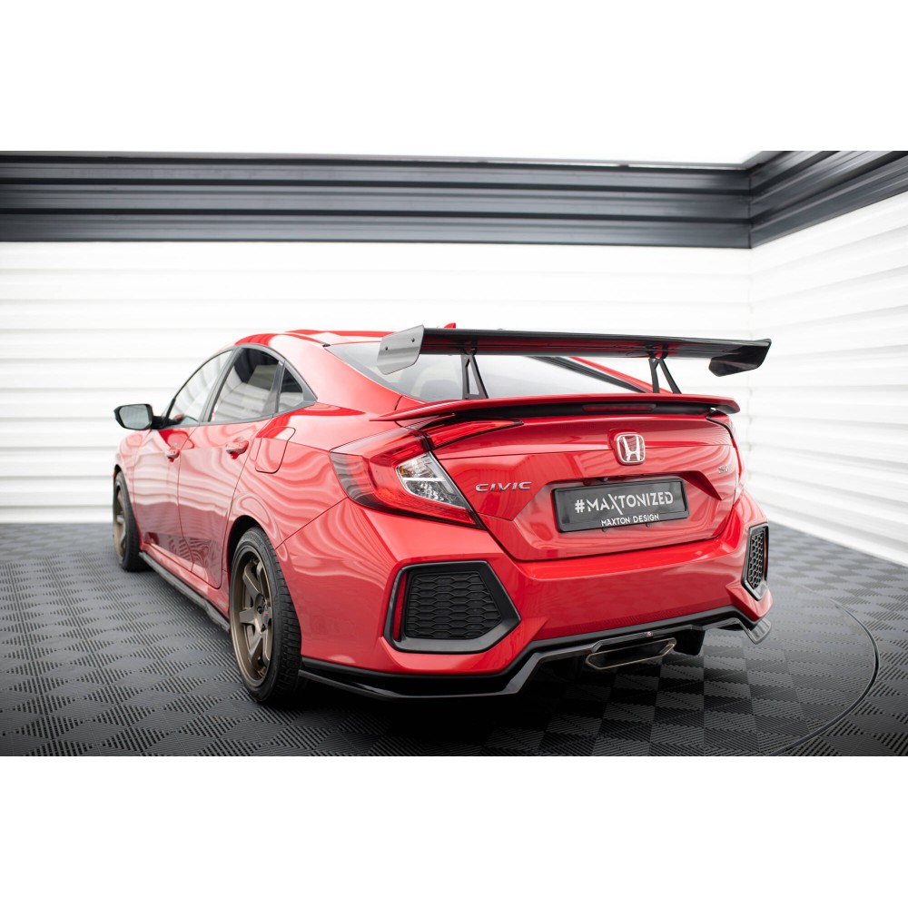 Carbon Spoiler With Upper Swan Mounting Honda Civic SI Mk10