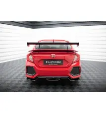 Carbon Spoiler With Upper Swan Mounting Honda Civic SI Mk10