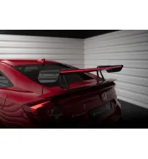 Carbon Spoiler With Upper Swan Mounting + LED Honda Civic SI Mk10
