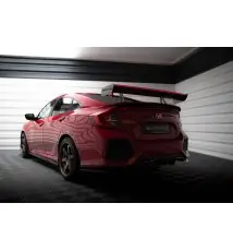 Carbon Spoiler With Upper Swan Mounting + LED Honda Civic SI Mk10