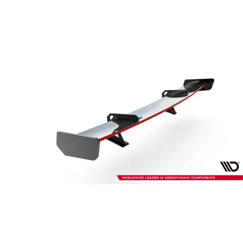 Carbon Spoiler With Upper Swan Mounting + LED Honda Civic SI Mk10