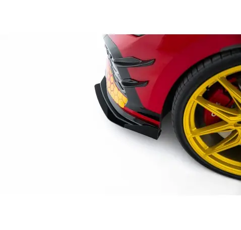 Street Pro Lame Du Pare-Chocs Avant + Flaps Volkswagen Golf GTI Clubsport Mk8 Facelift