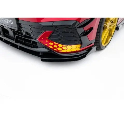 Street Pro Lame Du Pare-Chocs Avant + Flaps Volkswagen Golf GTI Clubsport Mk8 Facelift