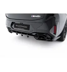 Arriere Splitter (avec une barre verticale) V.2 BMW X4 M-Pack G02 Facelift