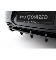 Arriere Splitter (avec une barre verticale) V.2 BMW X4 M-Pack G02 Facelift