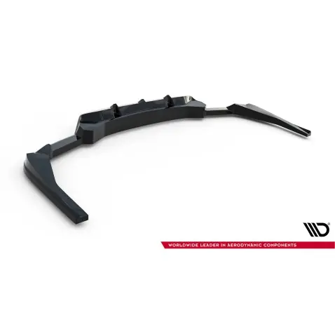 Arriere Splitter (avec une barre verticale) V.2 BMW X4 M-Pack G02 Facelift