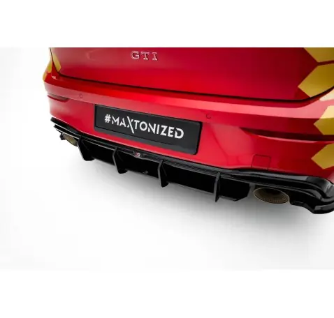 Street Pro Central Diffuseur Arriere V.1 Volkswagen Golf GTI Clubsport Mk8 Facelift