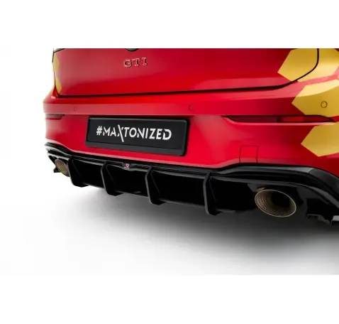 Street Pro Central Diffuseur Arriere V.1 Volkswagen Golf GTI Clubsport Mk8 Facelift