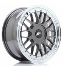 JR Wheels JR23 16x7 ET20-45 BLANK Hyper Gray w/Machined Lip