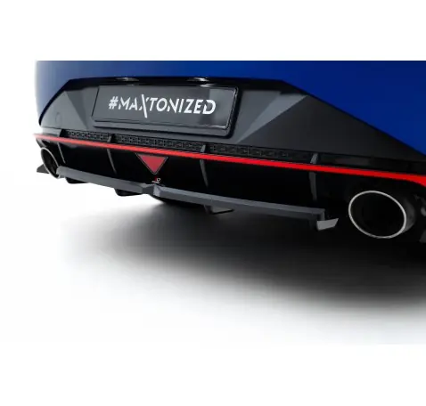 Central Arriere Splitter (avec une barre verticale) Hyundai Elantra N Mk7