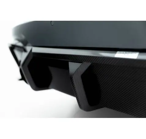 Fibre de Carbone Diffuseur Arrière Audi RS6 C8 / C8 Facelift (version without towbar)