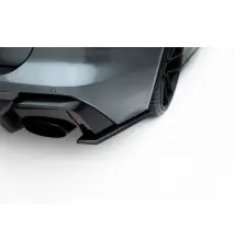 Fibre de Carbone Lames De Pare-Chocs Arrière Latérales Audi RS6 C8 / C8 Facelift