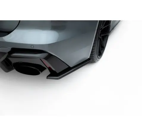Fibre de Carbone Lames De Pare-Chocs Arrière Latérales Audi RS6 C8 / C8 Facelift
