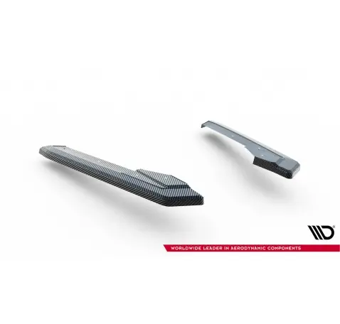 Fibre de Carbone Lames De Pare-Chocs Arrière Latérales Audi RS6 C8 / C8 Facelift