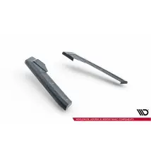 Fibre de Carbone Lames De Pare-Chocs Arrière Latérales Audi RS6 C8 / C8 Facelift