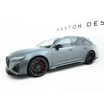 Set of Prepreg Carbon Fiber Splitters Audi RS6 C8 / C8 Facelift