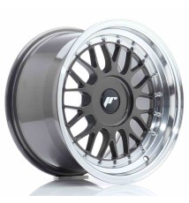 JR Wheels JR23 16x9 ET20-35 BLANK Hyper Gray w/Machined Lip