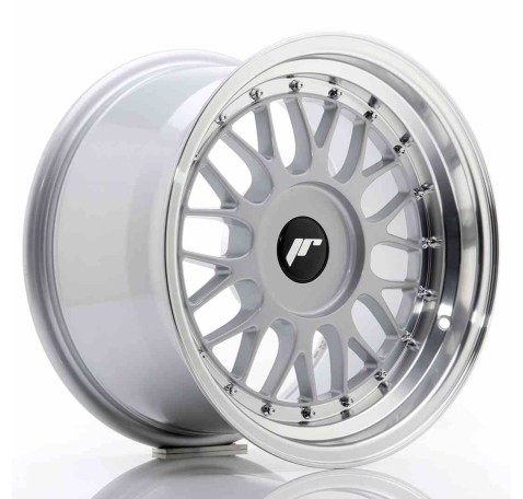 JR Wheels JR23 16x9 ET20-35 BLANK Hyper Silver w/Machined Lip