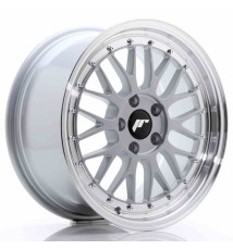 JR Wheels JR23 17x8 ET20 5x120 Hyper Silver w/Machined Lip