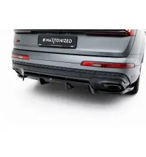 Arriere Splitter (avec une barre verticale) Audi Q7 S-Line Mk2 Facelift 2