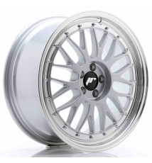 JR Wheels JR23 18x8 ET40 5x112 Hyper Silver w/Machined Lip