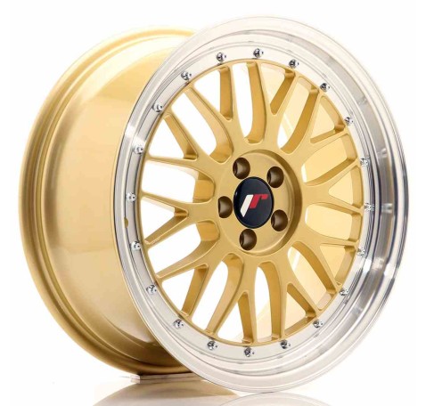 JR Wheels JR23 18x8,5 ET35 5x100 Gold w/Machined Lip