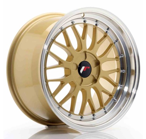 JR Wheels JR23 18x9,5 ET25-48 5H BLANK Gold w/Machined Lip