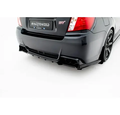 Arriere Splitter (avec une barre verticale) Subaru Impreza WRX STI Mk3 Facelift