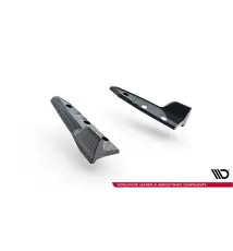 Fibre de Carbone Lames De Pare-Chocs Arrière Latérales BMW X5 M F95 Facelift