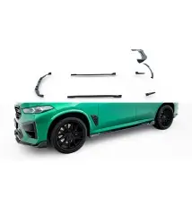 Set of Prepreg Carbon Fiber Splitters BMW X5 M F95 Facelift