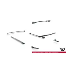 Set of Prepreg Carbon Fiber Splitters BMW X5 M F95 Facelift