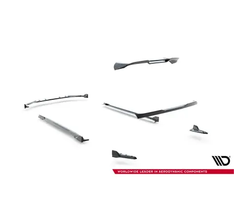 Set of Prepreg Carbon Fiber Splitters BMW X5 M F95 Facelift